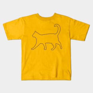 Walking Cat Kids T-Shirt